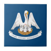ルイジアナ州旗 タイル (正面)