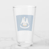 ルイジアナ州旗 タンブラーグラス (裏面)