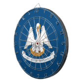 ルイジアナ州旗 ダーツボード (正面右)