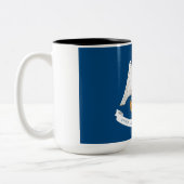 ルイジアナ州旗 ツートーンマグカップ (左)