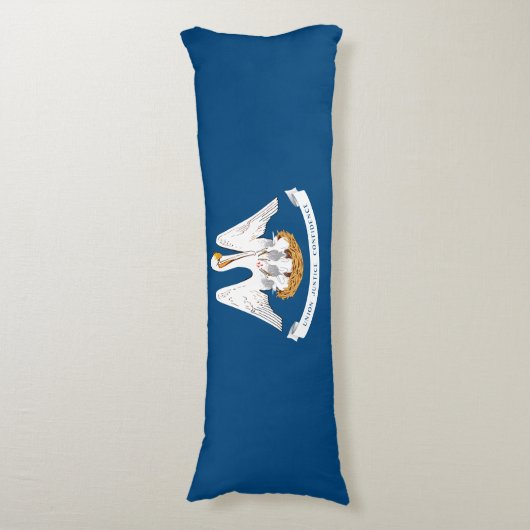 ルイジアナ州旗 ボディピロー (正面縦)