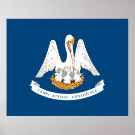 ルイジアナ州旗 ポスター
