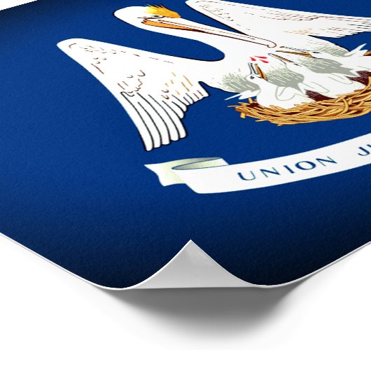 ルイジアナ州旗 ポスター (角)