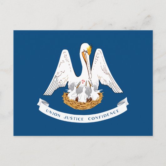 ルイジアナ州旗 ポストカード (正面)