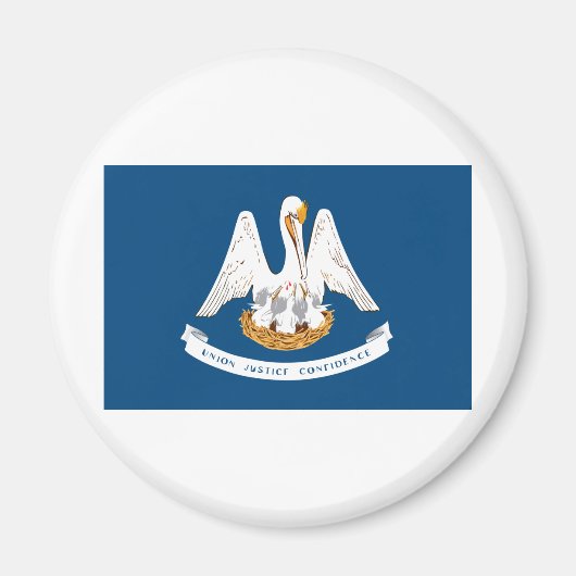 ルイジアナ州旗 マグネット (正面)