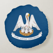 ルイジアナ州旗 ラウンドクッション (裏面)