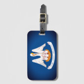 ルイジアナ州旗 ラゲッジタグ (正面縦)