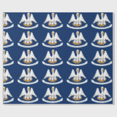 ルイジアナ州旗 ラッピングペーパー (フラット)