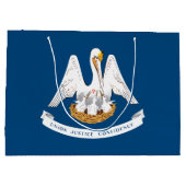 ルイジアナ州旗 ラージペーパーバッグ (裏面)