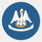 ルイジアナ州旗、ルイジアナ州旗 ラウンドシール (正面)