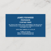 ルイジアナ州旗、ルイジアナ州旗 名刺 (裏面)