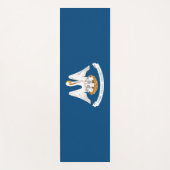 ルイジアナ州旗(米国州) ヨガマット (正面)