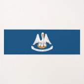 ルイジアナ州旗(米国州) ヨガマット (正面(横))