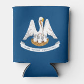 ルイジアナ州旗 缶クーラー (正面)