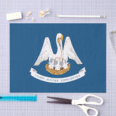 ルイジアナ州旗 薄葉紙 (クラフト)