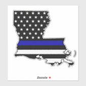 ルイジアナ州旗（青） シール (シート)