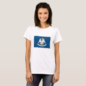 ルイジアナ州旗 Tシャツ (正面フル)