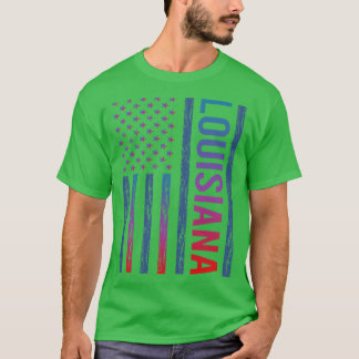 ルイジアナ州旗Tシャツ(青) Tシャツ