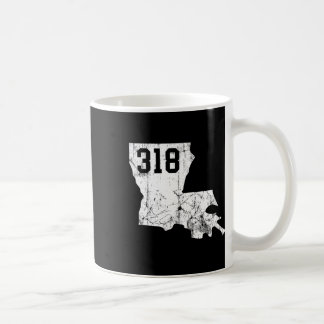 ルイジアナ州 エリアコード 318 Tシャツ ニューオーリンズ マード コーヒーマグカップ