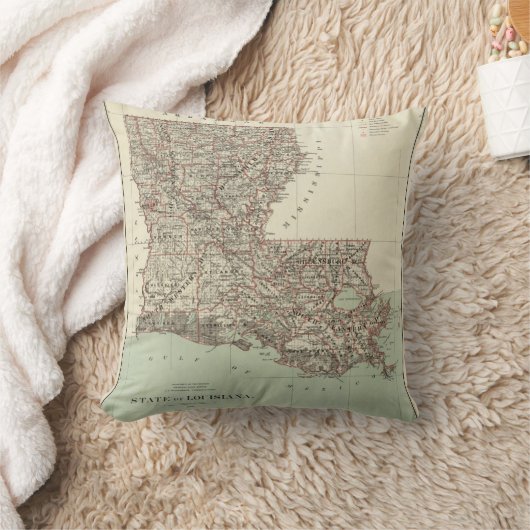 ルイジアナ州 クッション (ブランケット)