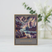 ルイジアナ州 |ゴシック様式の絵葉書 ポストカード (スタンド正面)