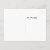 ルイジアナ州 自宅州 マップ - 結婚式 Save the Date 案内ポストカード (裏面)