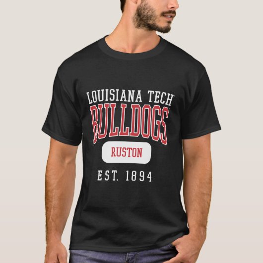 ルイジアナ工科大学ブルドッグ設立日 Tシャツ (正面)