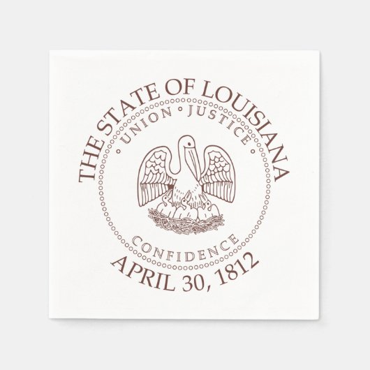 ルイジアナ徴候 スタンダードカクテルナプキン (正面)