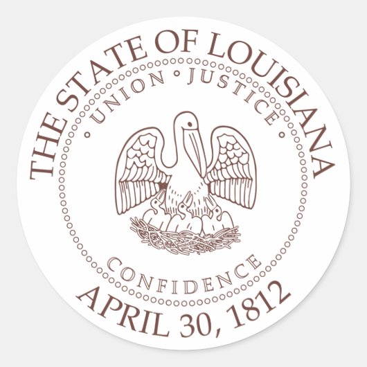 ルイジアナ徴候 ラウンドシール (正面)