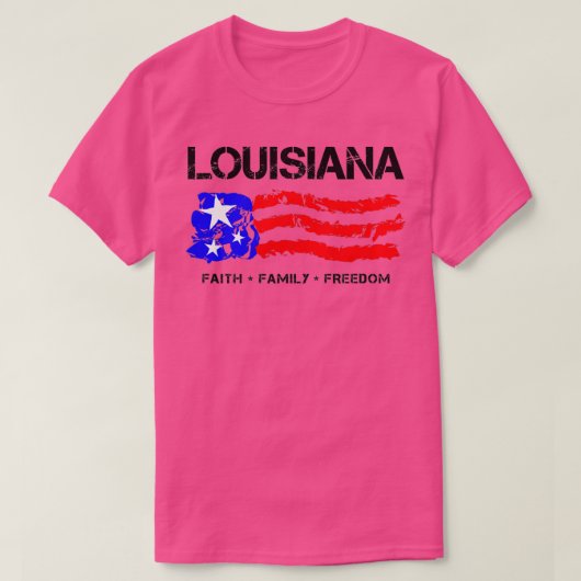 ルイジアナ愛国心1 Tシャツ (デザイン正面)