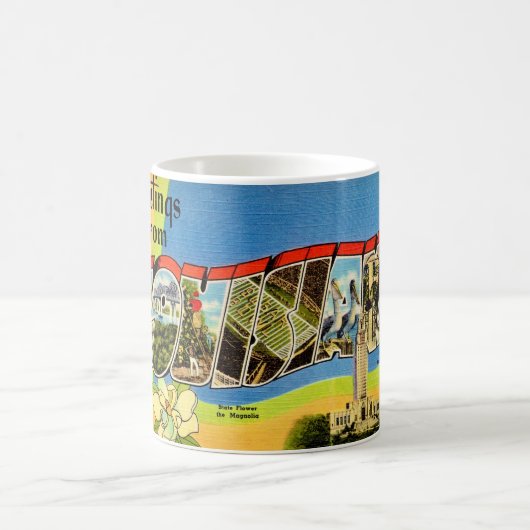 ルイジアナ挨拶はがき コーヒーマグカップ (中央)