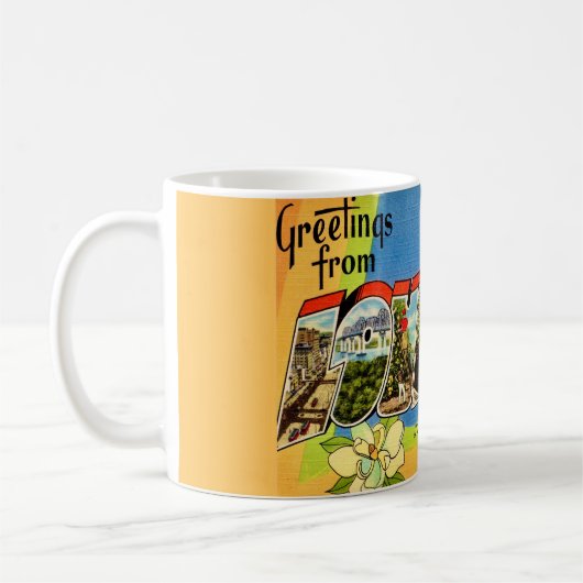 ルイジアナ挨拶はがき コーヒーマグカップ (左)