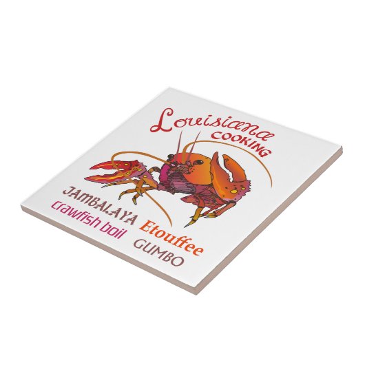 ルイジアナ料理 タイル (側面)