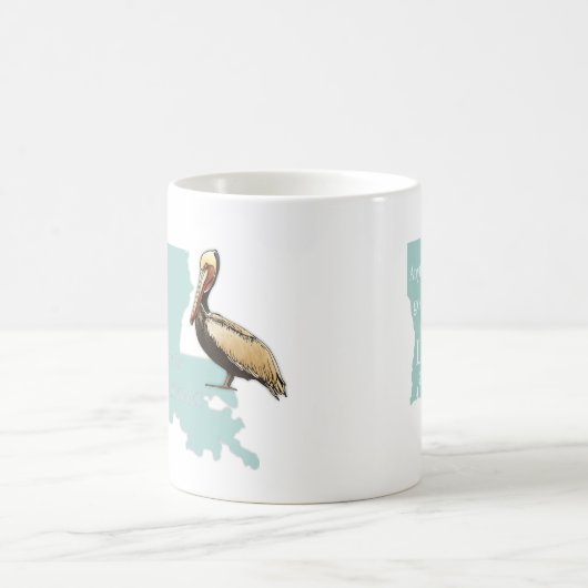 ルイジアナ旅行通勤者のコーヒー茶チョコレートマグ コーヒーマグカップ (中央)