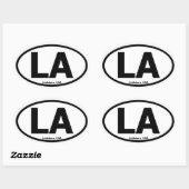 ルイジアナ楕円ステッカー 楕円形シール (シート)