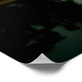 ルイジアナ湿地の朝 ポスター (角)