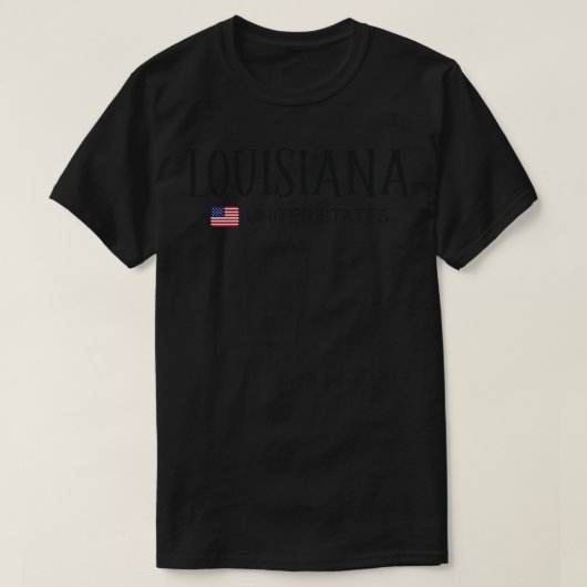 ルイジアナ統一された州Tシャツ – 1 Tシャツ (デザイン正面)