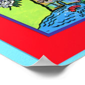 ルイジアナ観光客の地図 ポスター (角)