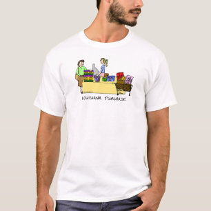 ルイジアナ購入カートゥーンシャツ Tシャツ