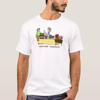 ルイジアナ購入カートゥーンシャツ Tシャツ