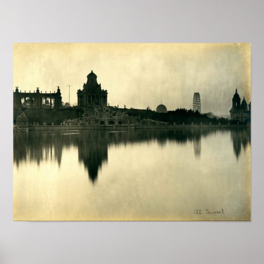 ルイジアナ購入博覧会，観覧車， 1904 ポスター (正面)