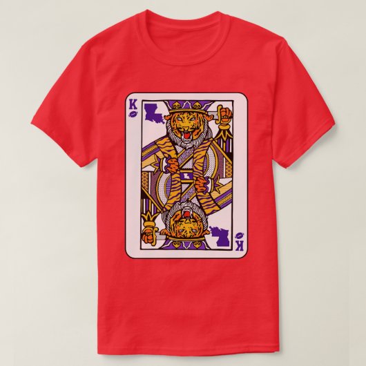 ルイジアナ遊タイガーキング素晴らしのKing Ti Tシャツ (デザイン正面)