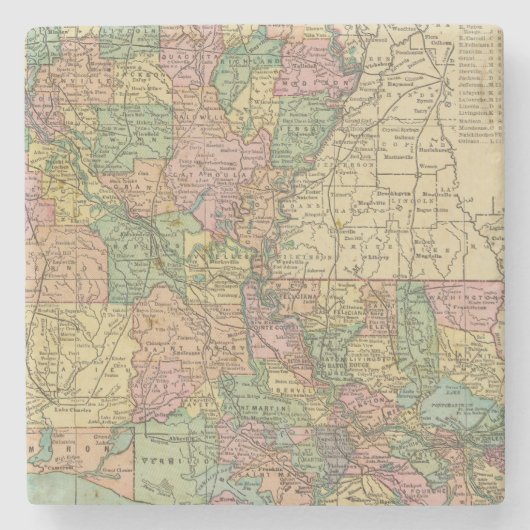 ルイジアナ10 ストーンコースター (正面)