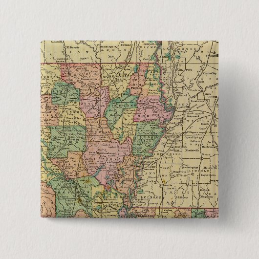 ルイジアナ10 缶バッジ (正面)