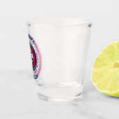 ルイジアナ18thスター愛国的なショットグラス ショットグラス (右)