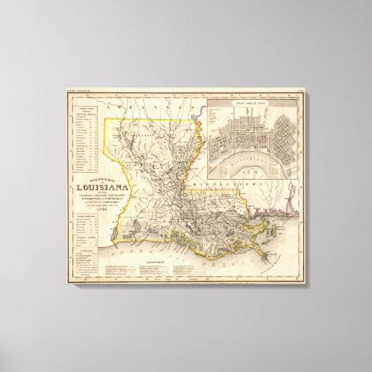 ルイジアナ4 キャンバスプリント (正面)