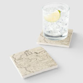 ルイジアナ4 ストーンコースター (横)