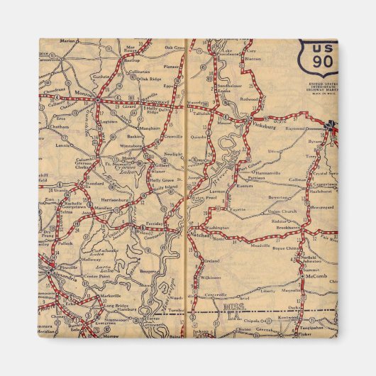 ルイジアナ9 マグネット (正面)