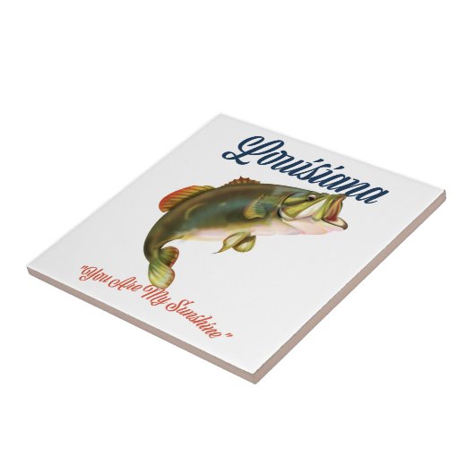 ルイジアナ「あなたは私のサンシャインだ」 タイル (側面)