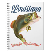 ルイジアナ「あなたは私のサンシャインだ」 ノートブック (正面)